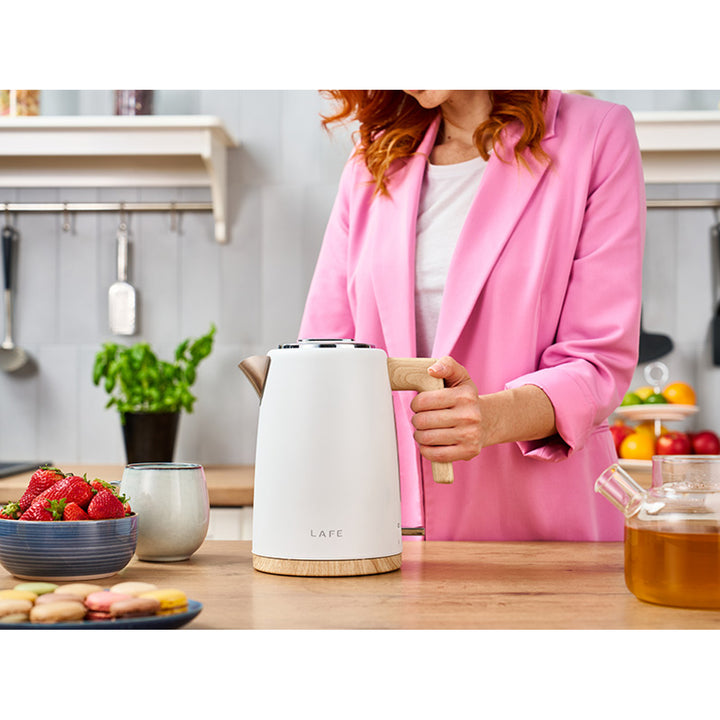 Lafe waterkoker, 2200W, inhoud 1.7l, wit, Scandi