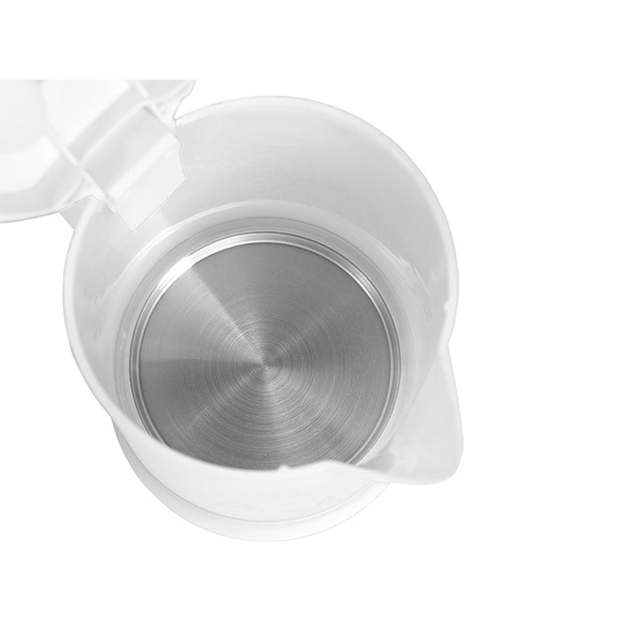 Lafe waterkoker, toerist, 600W, inhoud 0,6l, 2 kopjes, 2 lepels, wit, Scandi