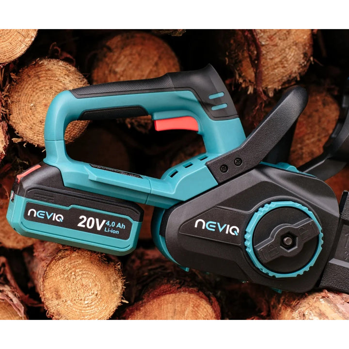 NEVIQ accu-kettingzaag, 12'' zaagblad, 1000W, borstelloze motor, L12302