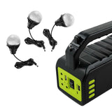 Verna multifunctionele zonnezaklamp, 6in1, powerbank, zonnepaneel, lamp, LED-verlichting, speaker+radio, Tur000008
