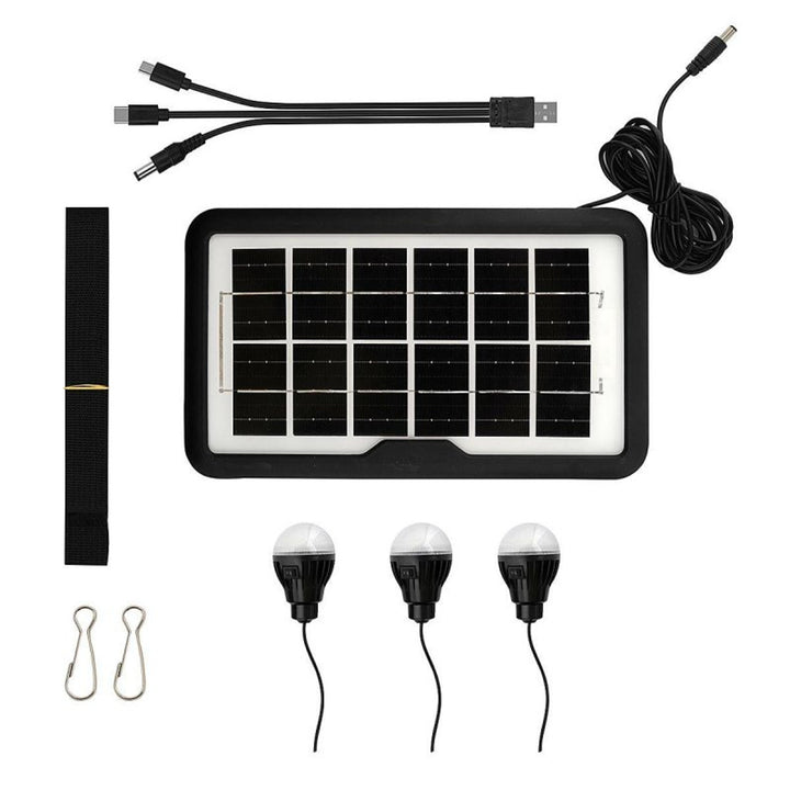 Verna multifunctionele zonnezaklamp, 6in1, powerbank, zonnepaneel, lamp, LED-verlichting, speaker+radio, Tur000008