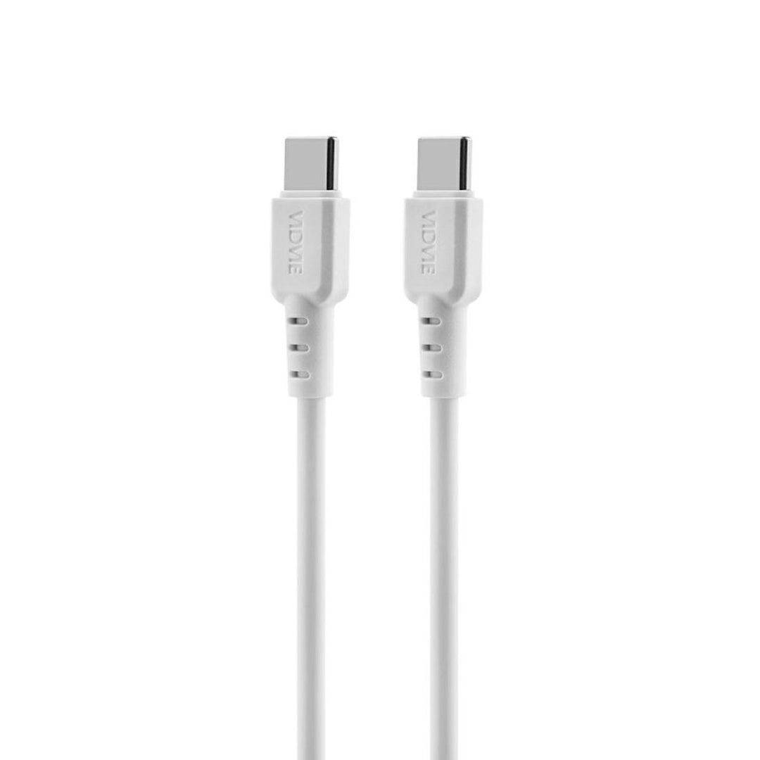 VIDVIE-netlader, 3A, 65W, 2x USB-C, 1x USB, USB-C/USB-C-kabel, PLE262
