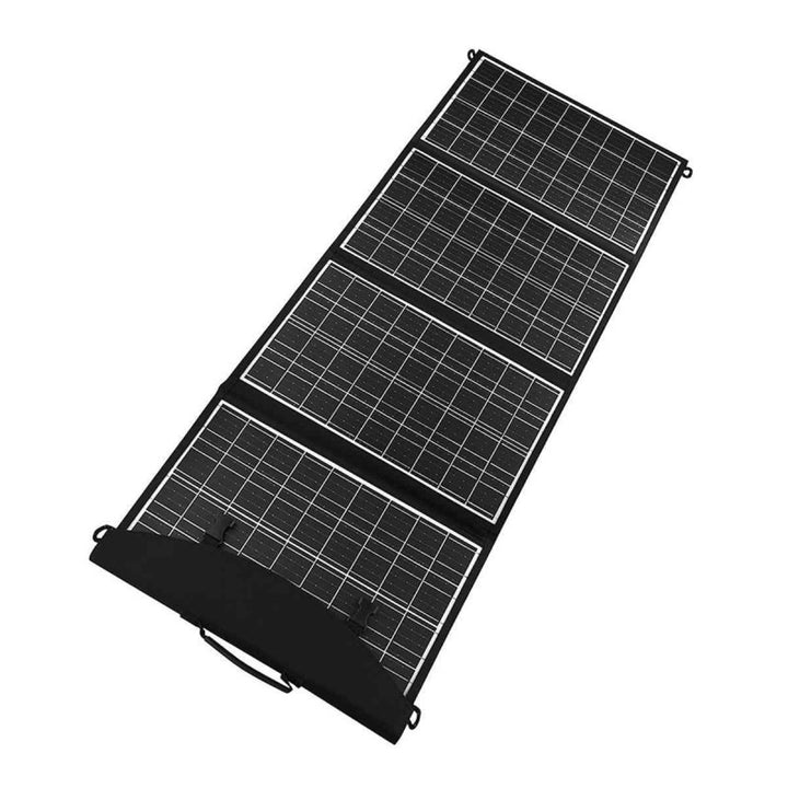 Zonnepaneel, oplader, 60W, 2 USB-poorten, zwart en oranje, A06