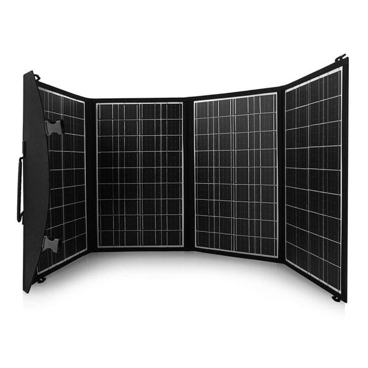 Zonnepaneel, oplader, 60W, 2 USB-poorten, zwart en oranje, A06
