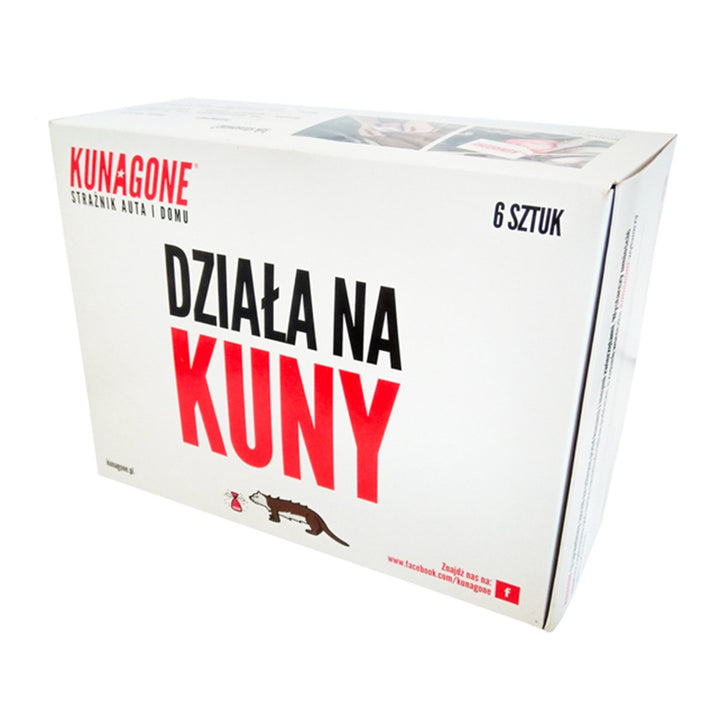 Kunagone marterafweermiddel, natuurlijk, voor auto, huis, zolder, 6 stuks