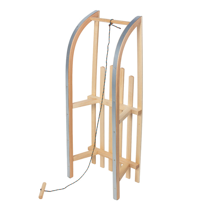 GreenBlue houten slee, klassiek, met touw, tot 100 kg, GB153