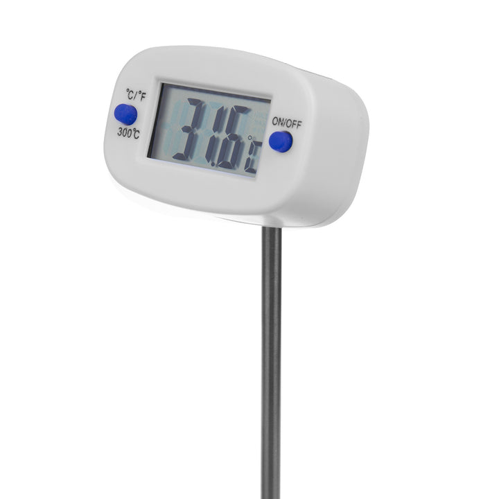 Voedselingsthermometer/sonde, groenblauw, sondelengte 15 cm, temperatuurbereik -50°C tot +300°C, nauwkeurigheid 0,1°C, GB382, 3 stuks