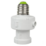 Maclean fitting, E27, max. 100W, met schemersensor, timer, wit, MCE21W, 4 stuks