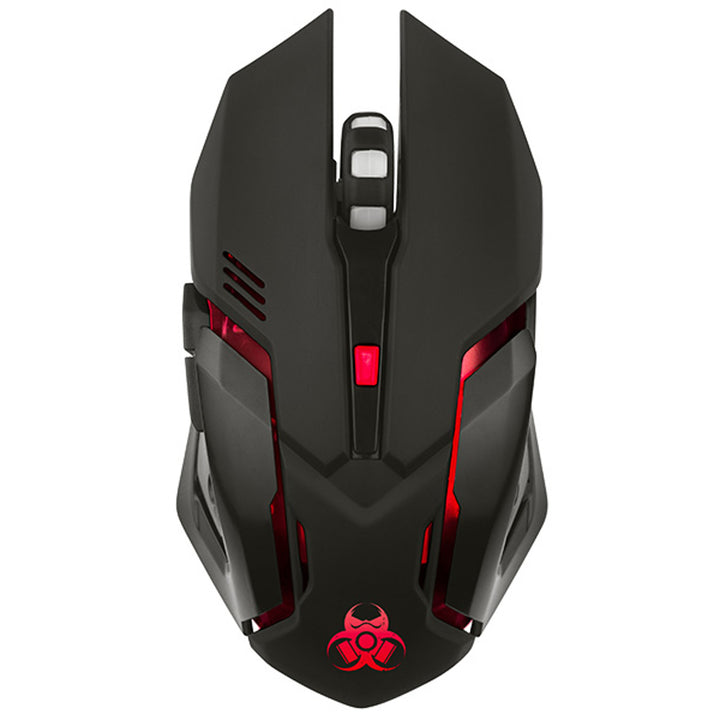 Tracer gamingmuis, draadloos, 500mAh batterij, 3200 DPI, Gamezone Rocky RF Nano