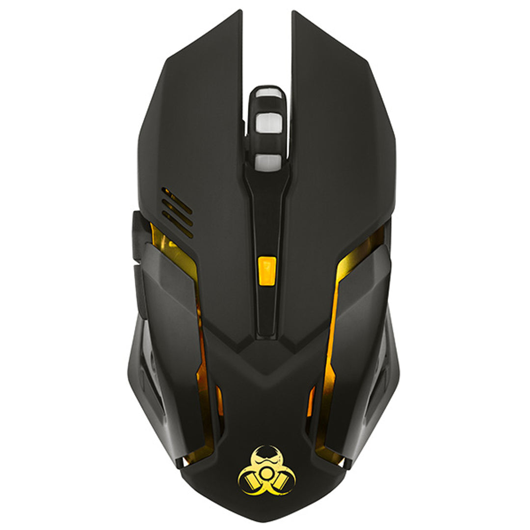 Tracer gamingmuis, draadloos, 500mAh batterij, 3200 DPI, Gamezone Rocky RF Nano