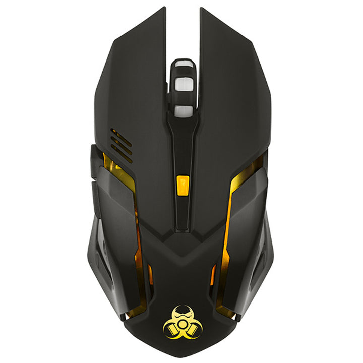 Tracer gamingmuis, draadloos, 500mAh batterij, 3200 DPI, Gamezone Rocky RF Nano