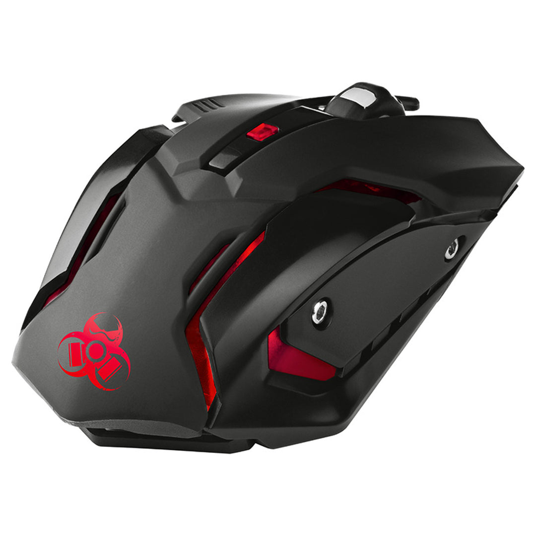 Tracer gamingmuis, draadloos, 500mAh batterij, 3200 DPI, Gamezone Rocky RF Nano