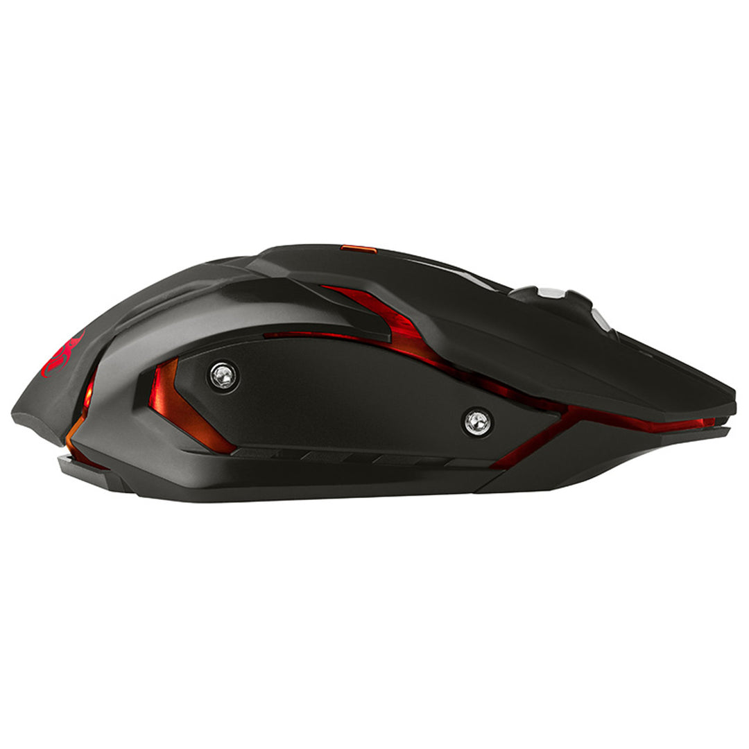 Tracer gamingmuis, draadloos, 500mAh batterij, 3200 DPI, Gamezone Rocky RF Nano
