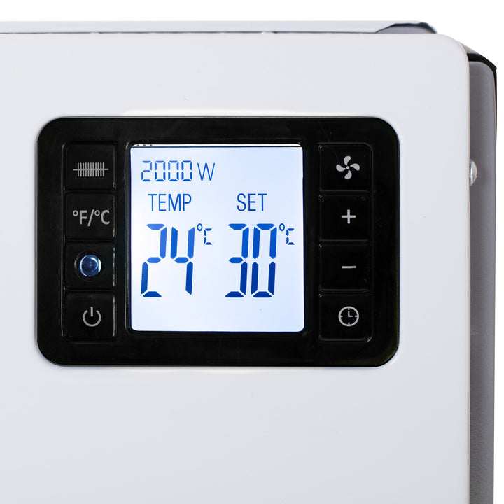 Camry convectorverwarming, vermogen 2000W, LCD-scherm, afstandsbediening, timer, thermostaat, CR 7739