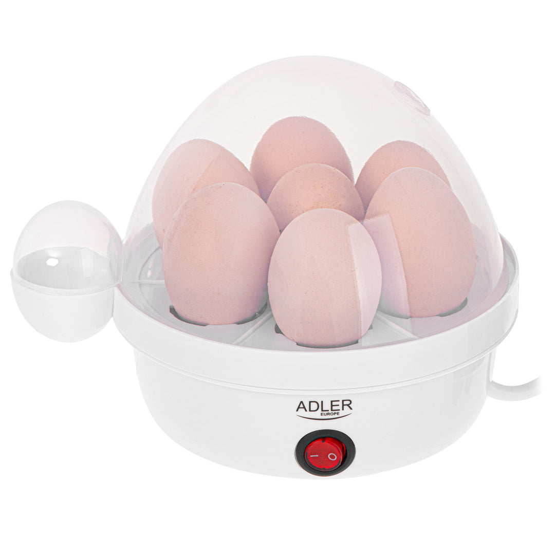 Automatische eierkoker Adler, voor 7 eieren, vermogen 450W, wit, AD 4459