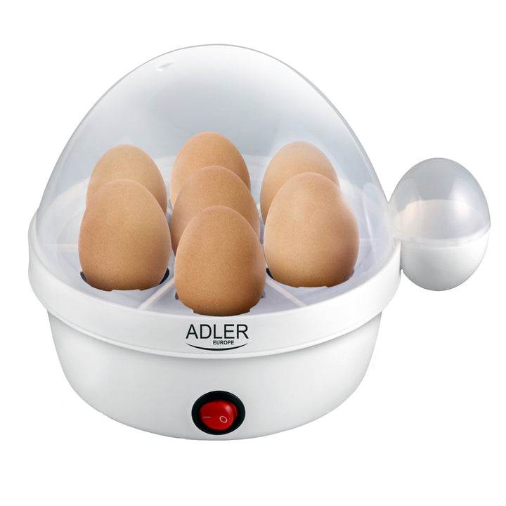 Automatische eierkoker Adler, voor 7 eieren, vermogen 450W, wit, AD 4459
