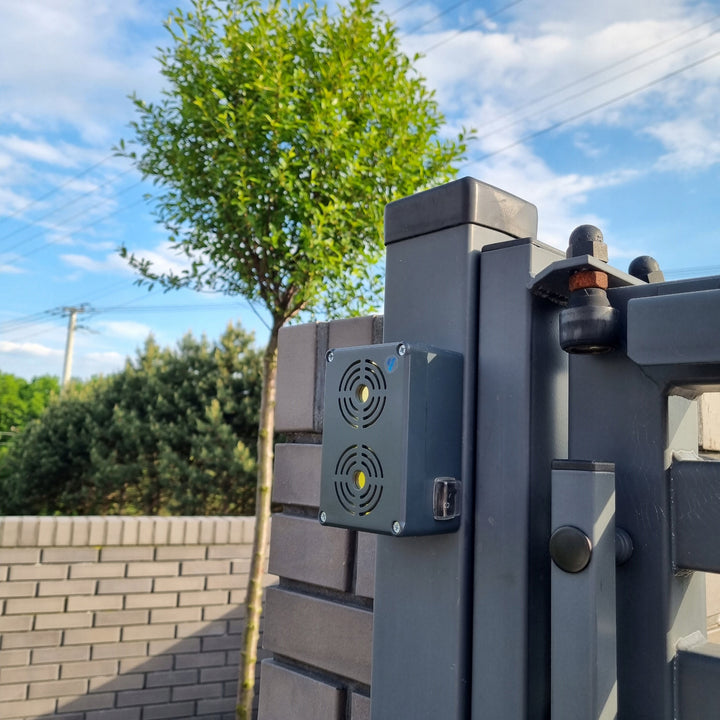 Viano knaagdierafweermiddel voor marters ratten muizen, batterijgevoed, IP65, reikwijdte tot 200 m, OB-02