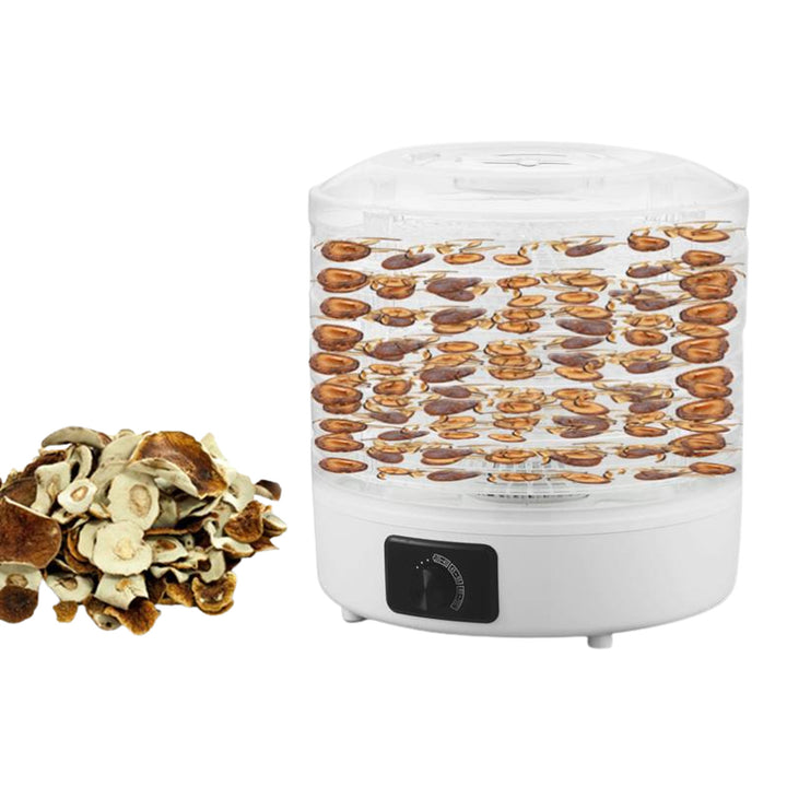 Droogautomaat voor champignons, groenten, fruit, vlees LTC, regelbaar vermogen, anti-slip basis, 5 laden, vaatwasmachinebestendig, LXSR003