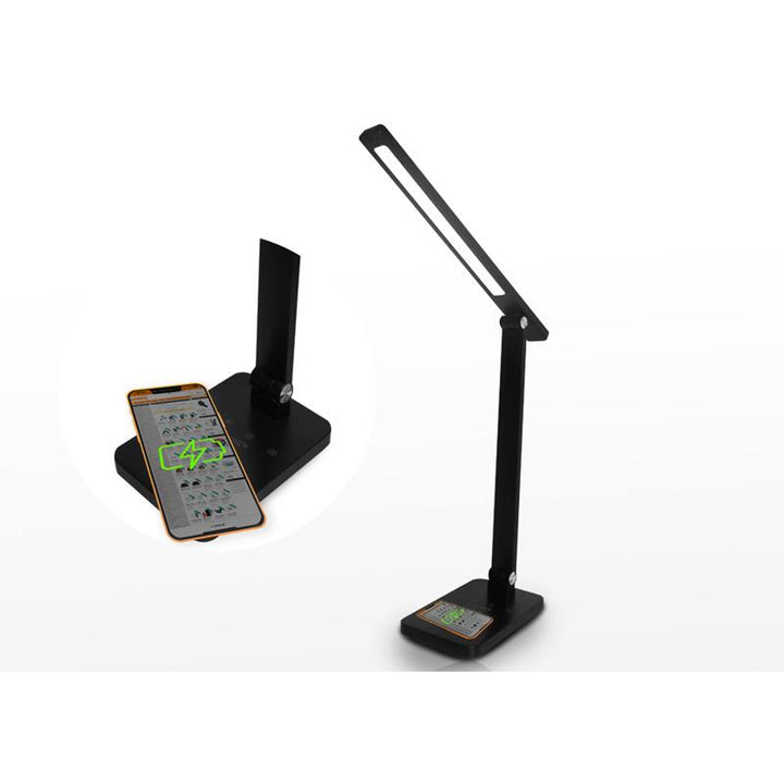 LTC-kantoorlamp, LED 10W, drie lichttemperaturen, inductief opladen, aanraakscherm, LXL0099C