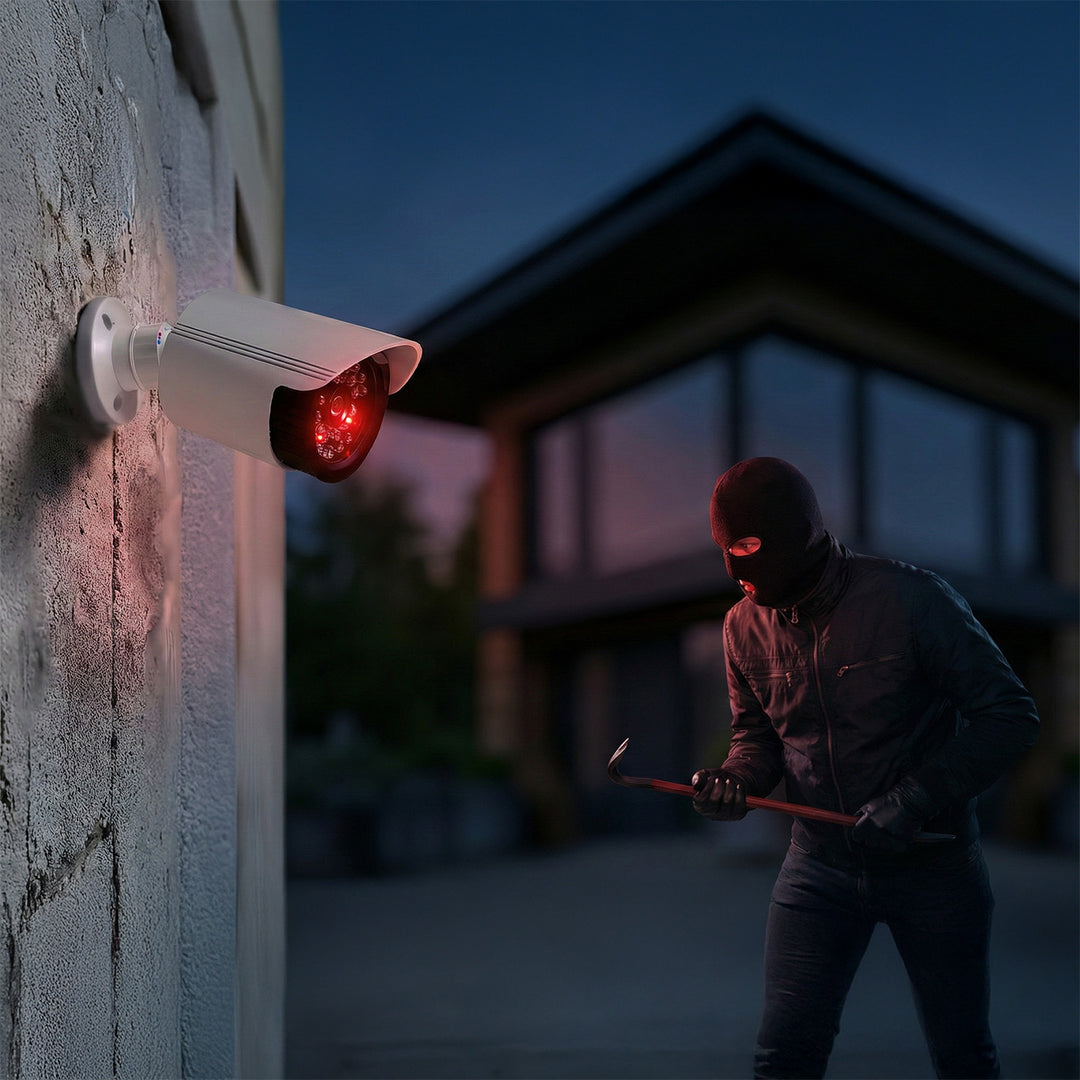 Nep-buisvormige camera, IR-LED's, wit, voeding 2xAA (niet meegeleverd), ABS, IR1800 W