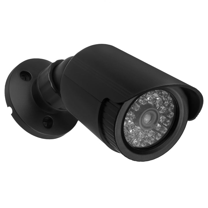 Set van twee dummy-buiskamera's, IR-LED's, zwart, voeding 2xAA (niet meegeleverd), ABS, IR1800 BT