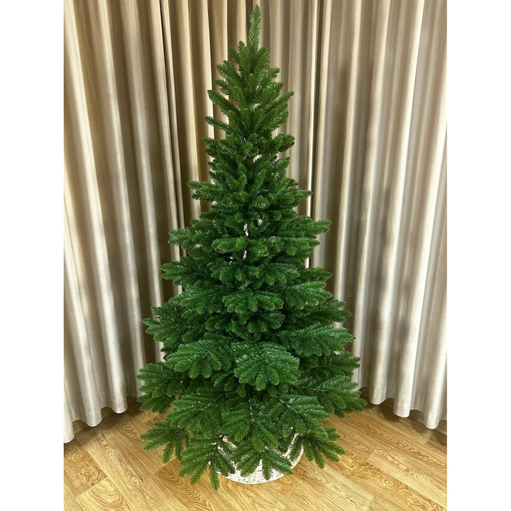 Kunstkerstboom, fijnspar, gemaakt van PVC-folie, hoogte 220 cm