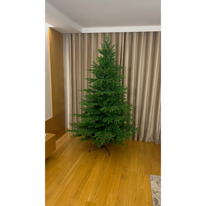 Kunstkerstboom, natuurlijke Kaukasische spar, PVC + PE, hoogte 220 cm