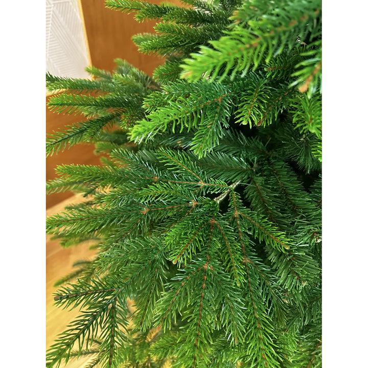 Kunstkerstboom, natuurlijke Kaukasische spar, PVC + PE, hoogte 220 cm