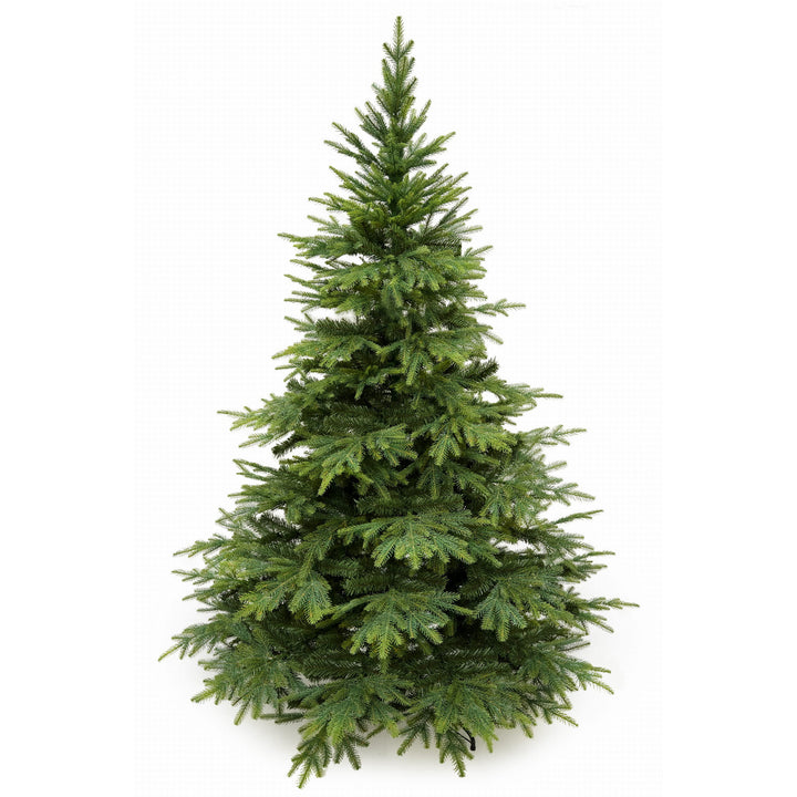 Kunstkerstboom, natuurlijke Kaukasische spar, PVC + PE, hoogte 220 cm