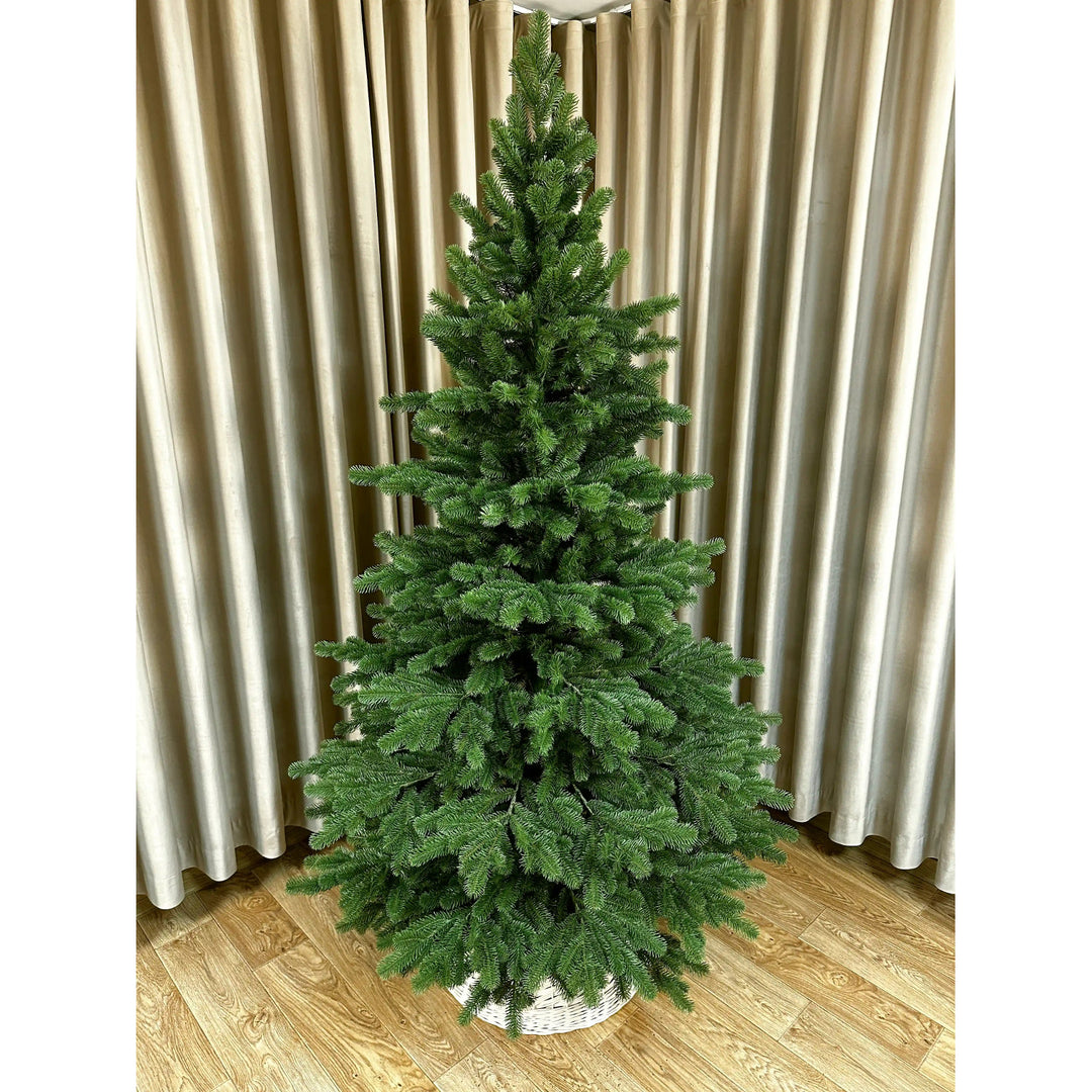 Kunstkerstboom, natuurlijke spar, 100% PE, hoogte 230 cm