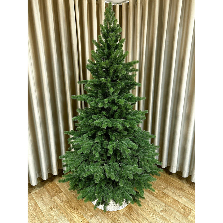 Kunstkerstboom, natuurlijke spar, 100% PE, hoogte 230 cm