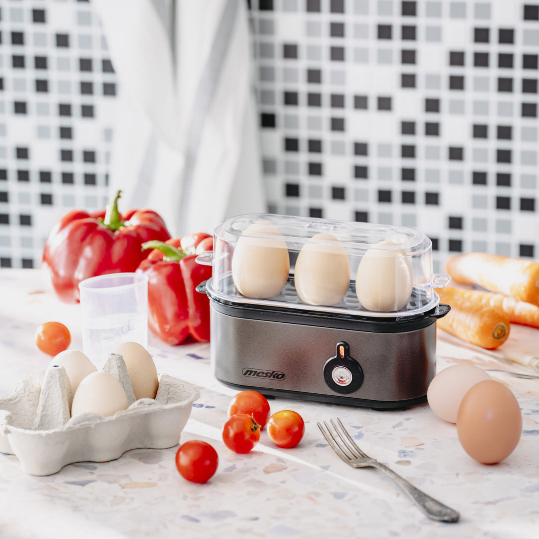 Mesko eierkoker voor 3 eieren, vermogen 210W, instelbare kookfase, indicatielampje, MS 4485