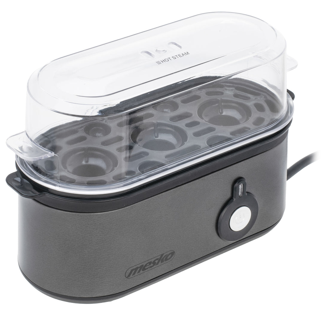 Mesko eierkoker voor 3 eieren, vermogen 210W, instelbare kookfase, indicatielampje, MS 4485