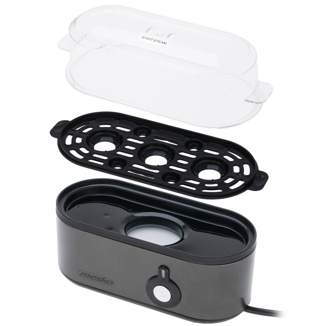 Mesko eierkoker voor 3 eieren, vermogen 210W, instelbare kookfase, indicatielampje, MS 4485