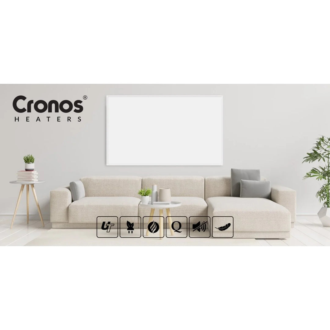 Cronos infraroodverwarming, 800 W, mat oppervlak, ultradun, Carbon P800