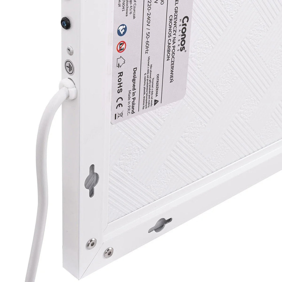 Cronos infraroodverwarming, 800 W, mat oppervlak, ultradun, Carbon P800