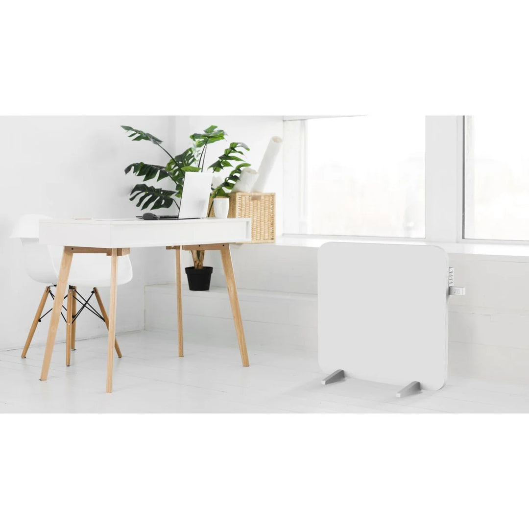 Cronos infraroodverwarming, 450W, met thermostaat en afstandsbediening, instelbaar van 10°C tot 50°C, laag energieverlies, Titanium CR-500