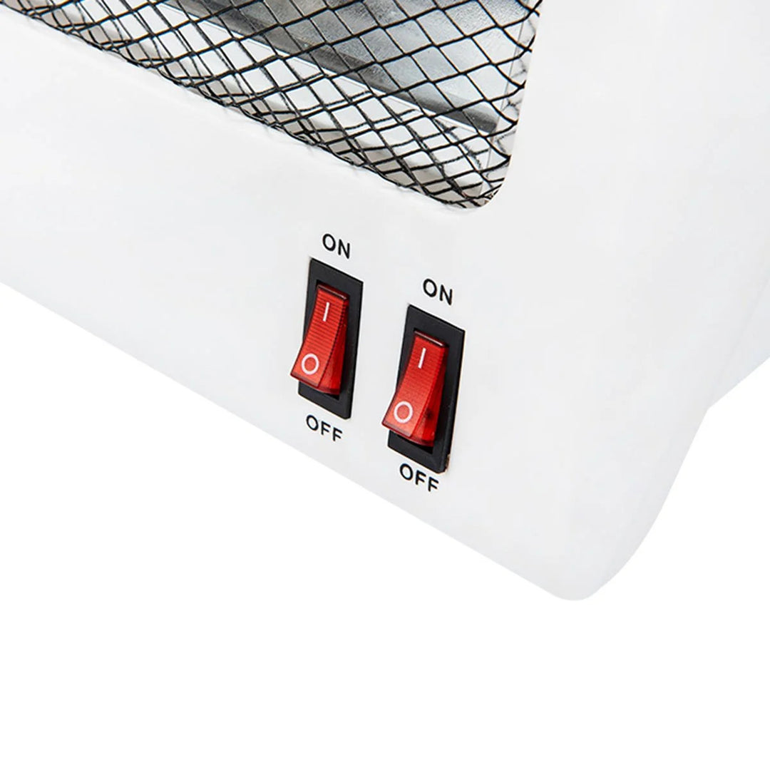 Cronos kwartsverwarming, vermogen 400/800W, 2 kwartsbuizen, wit, NSB-80