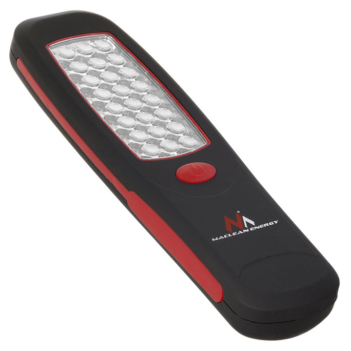 Lampa warsztatowa 24 LED Maclean, magnes, hak, 3xAA, MCE03 + 3x bateria Varta Industrial LR6/AA R-06