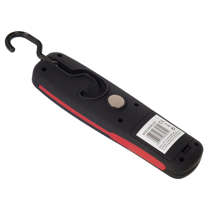 Lampa warsztatowa 24 LED Maclean, magnes, hak, 3xAA, MCE03 + 3x bateria Varta Industrial LR6/AA R-06