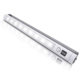 Maclean LED keukenlamp, onderkast 9 SMD, op batterijen, PIR sensor aan/uit, MCE166 + 3x Varta Industrial LR6/AA R-06 batterijen