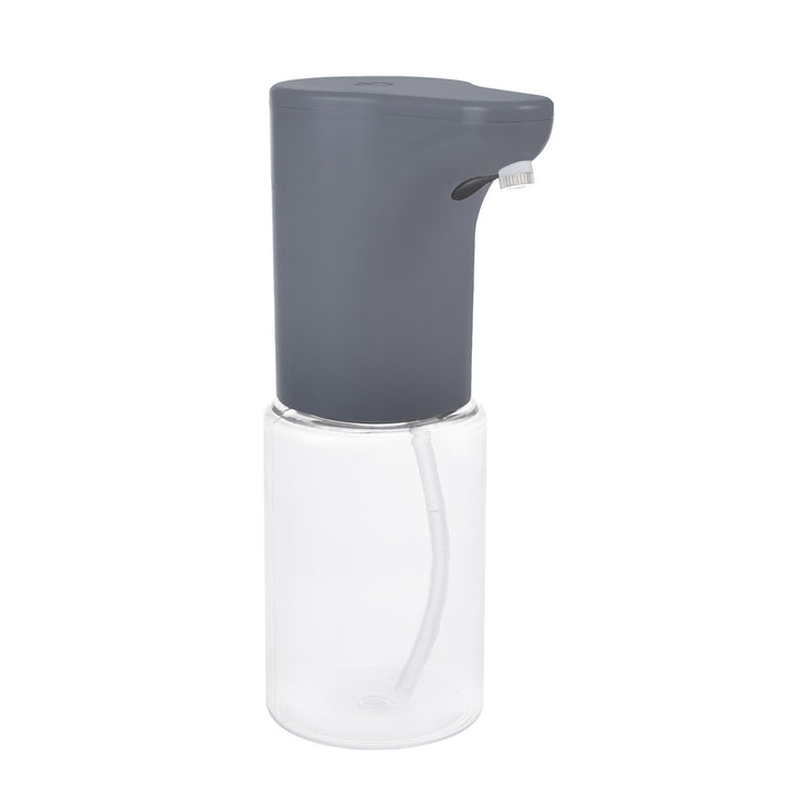 Promedix automatische dispenser, dispensercontainer voor vloeibare zepen, desinfecterende vloeistoffen, 300ml, grijs, PR-540 GR + 4 Varta Industrial AA batterijen