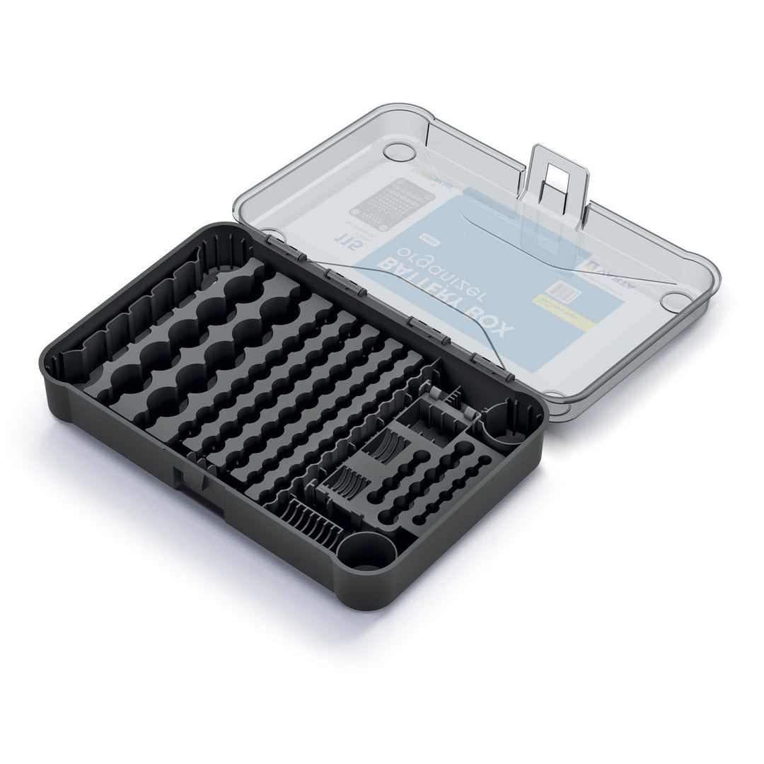 Batterijhouder GroenBlauwe Varta Box GB189 + 10x AA en 10x AAA Varta Industrial