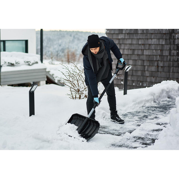 Cellfast sneeuwschep, diepe kop 150mm, lengte 144cm, Energo 40-011 + glasschraper