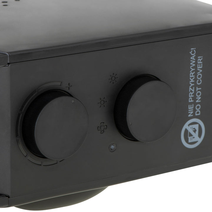 Adler ventilatorkachel, 2 vermogensniveaus, max 2000W, thermostaat, zwart, AD 7725