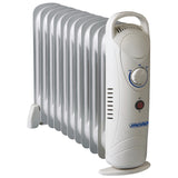Mesko oliekachel, 11 ribben, 1200W, temperatuurregeling, grijs, MS 7806