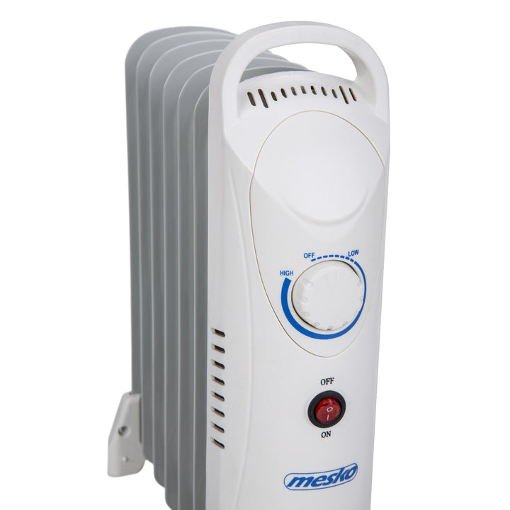 Mesko oliekachel, 7 ribben, 800W, temperatuurregeling, grijs, MS 7804
