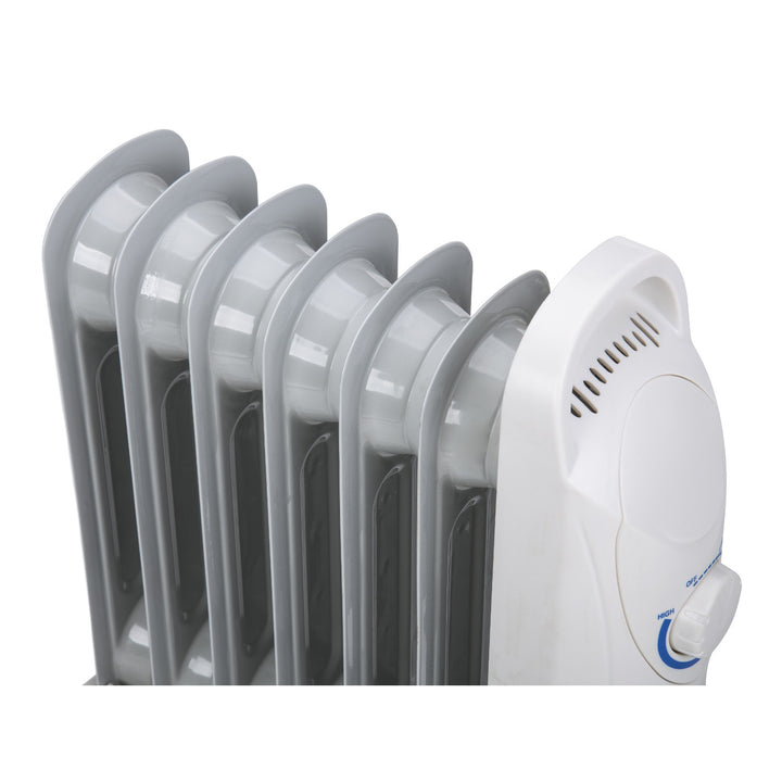 Mesko oliekachel, 7 ribben, 800W, temperatuurregeling, grijs, MS 7804