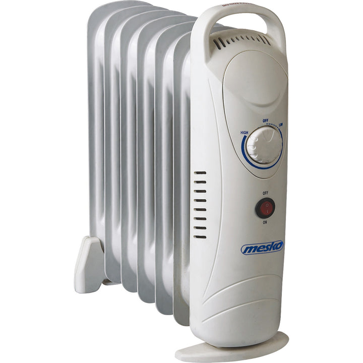 Mesko oliekachel, 7 ribben, 800W, temperatuurregeling, grijs, MS 7804