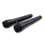Twee draadloze microfoons met USB-ontvanger voor luidspreker met karaokefunctie, Mediatech MT395